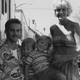 Naval Aviator Lt. Bradshaw and his family